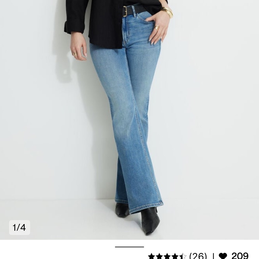 Dynamite Light Blue Flare Jeans